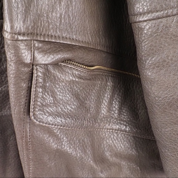 Vintage Striwa Lambskin Leather Coat size XL brown RARE - Picture 4 of 8